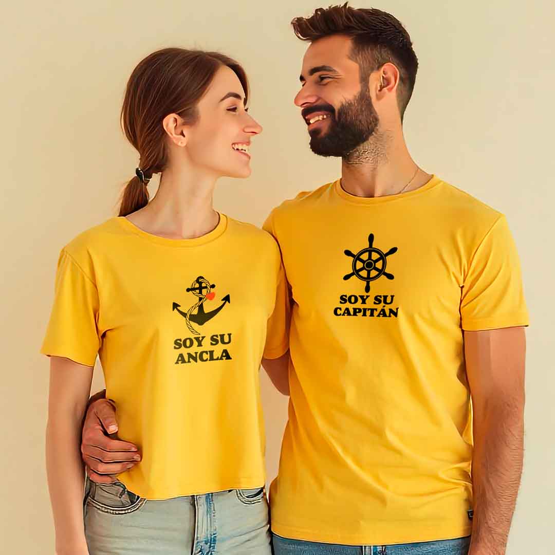 Logo Soy su capitan Soy su ancla<br>Camisetas de Jersey