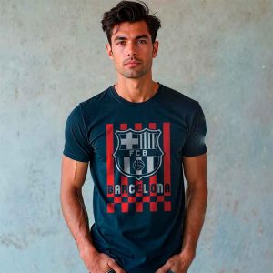 Logo Barcelona<br>Camiseta de Pima y/o Jersey