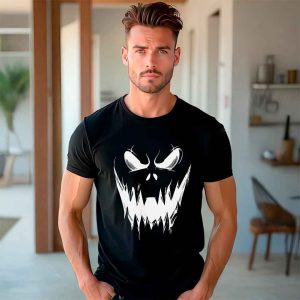 Logo Scary Face<br>Camiseta de Pima y/o Jersey