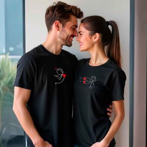 Logo Corazones imantados<br>Camisetas de Jersey