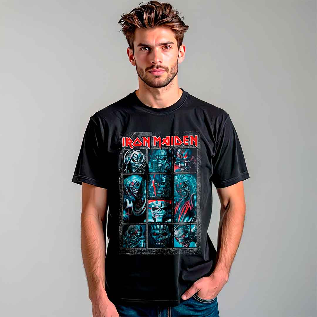 Logo Iron Maiden<br>Camiseta de Pima y/o Jersey
