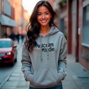 Logo Malcolm in the middle<br>Polera de algodón<br>premium