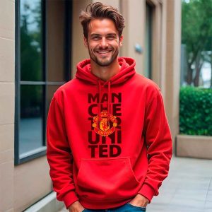 Logo Manchester united<br>Polera de algodón<br>premium