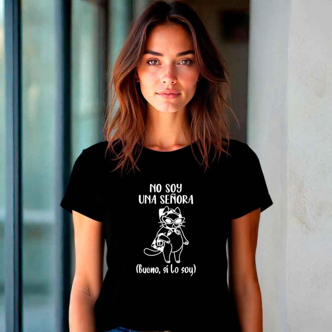Logo No soy una señora<br>Camiseta de Pima y/o Jersey - Imagen 2