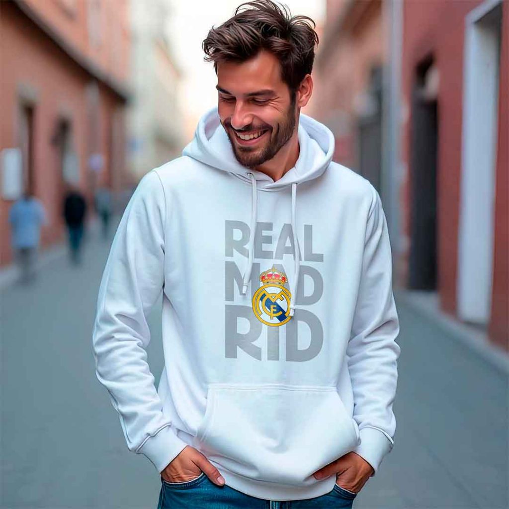 Logo Real madrid<br>Polera de algodón<br>premium