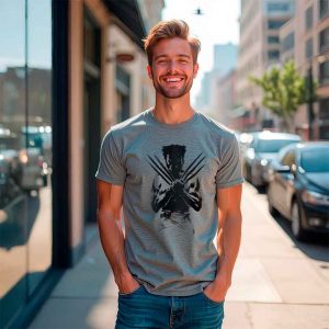 Logo Wolverine<br>Camiseta de Pima y/o Jersey