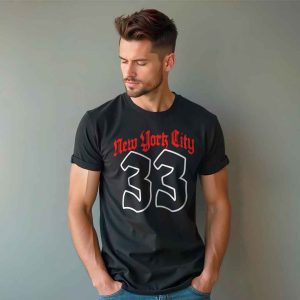 Logo New york city 33<br>Camiseta de Pima y/o Jersey