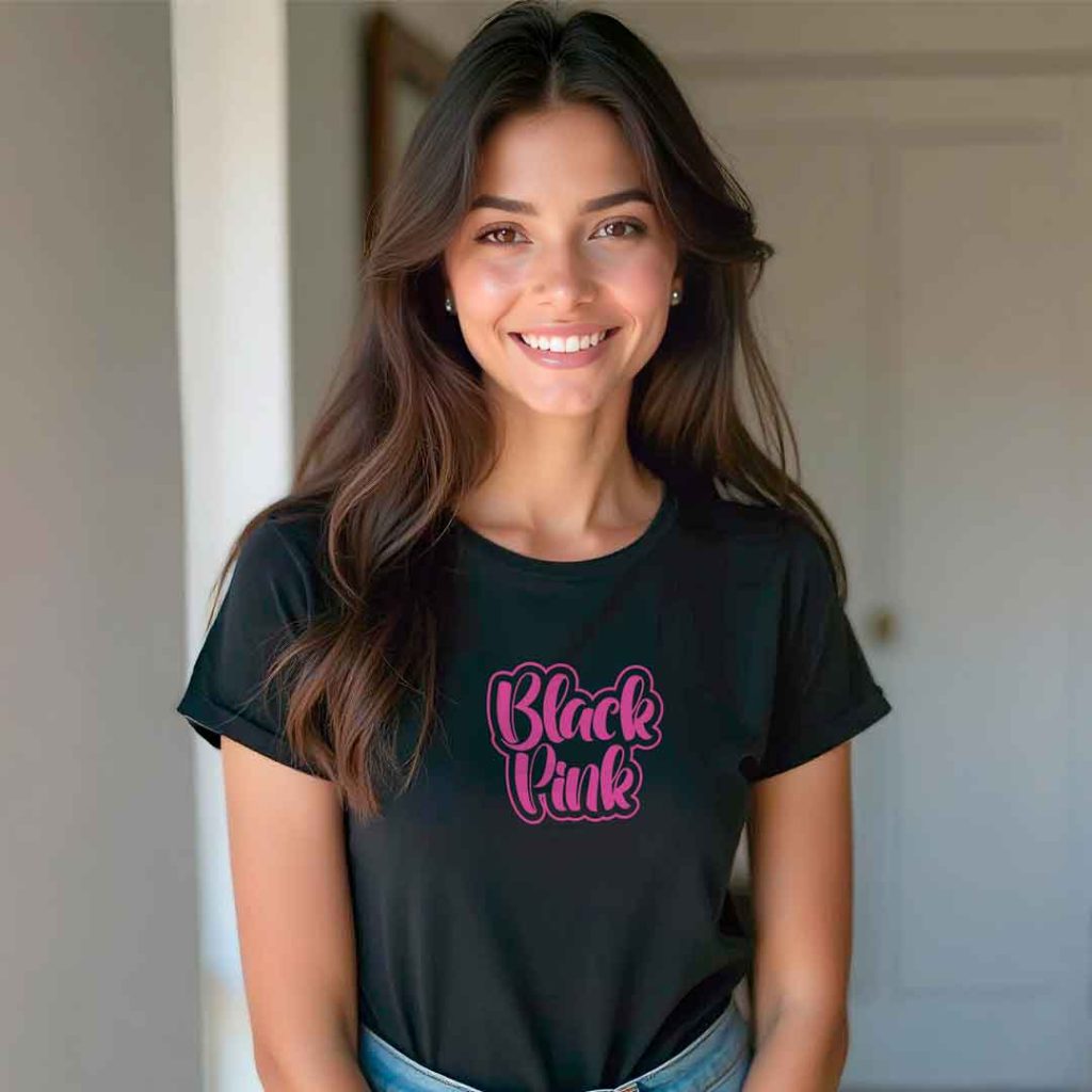 Logo Blackpink<br>Camiseta de Pima y/o Jersey