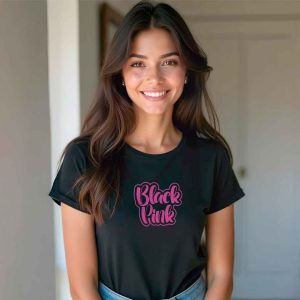 Logo Blackpink<br>Camiseta de Pima y/o Jersey