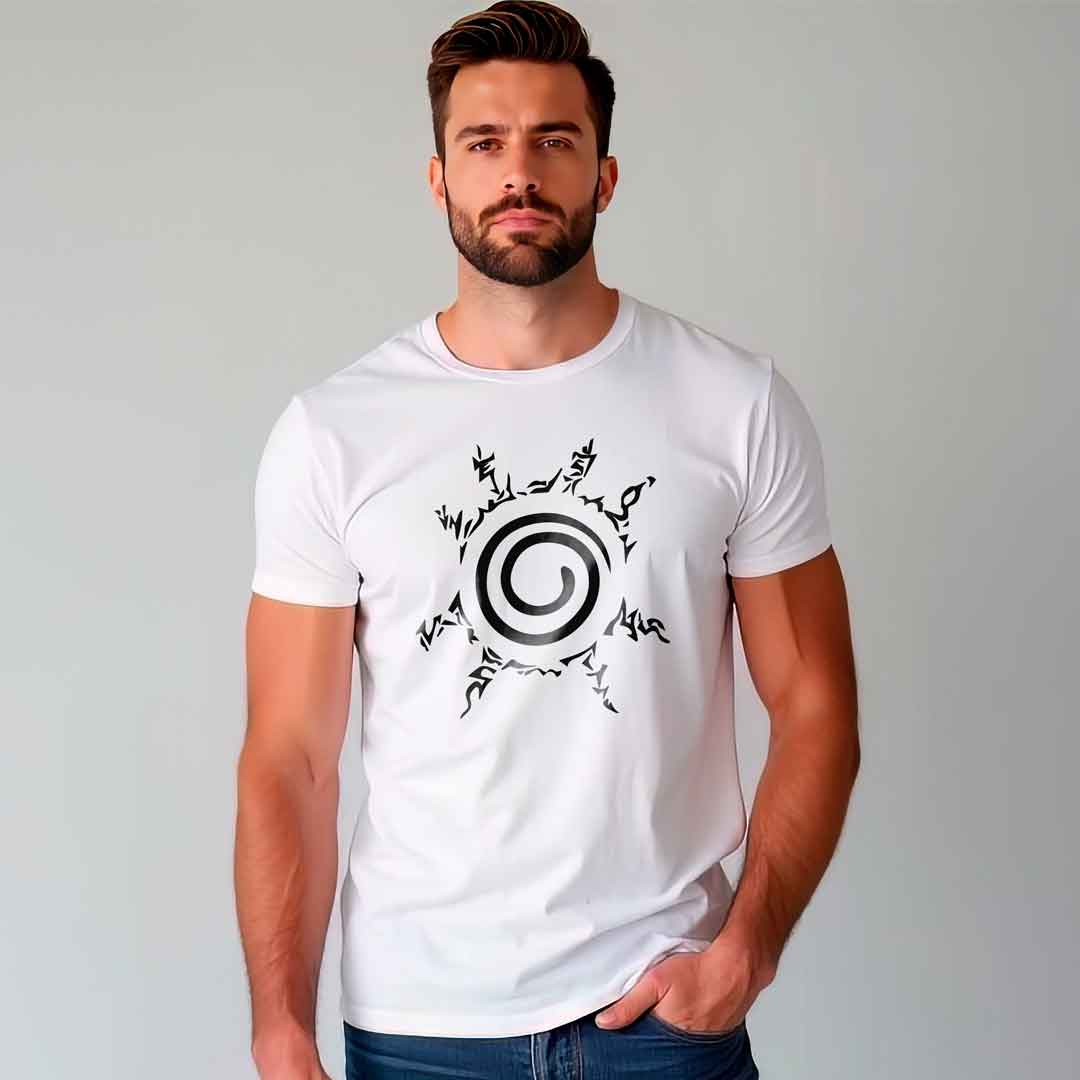 Logo Naruto Seal<br>Camiseta de Pima y/o Jersey