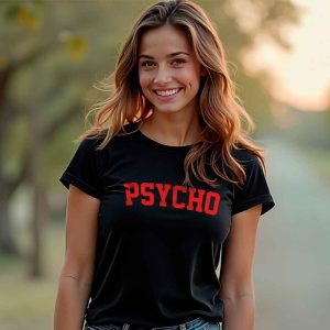 Logo Psycho<br>Camiseta de Pima y/o Jersey