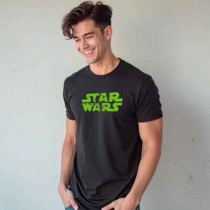 Logo Star wars yoda<br>Camiseta de Pima y/o Jersey