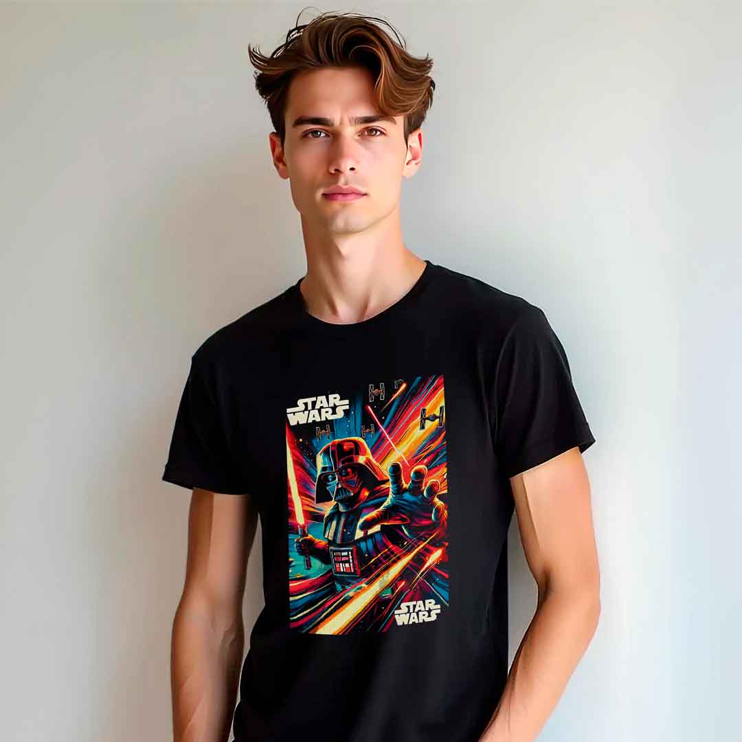 Logo Darth Vader<br>Camiseta de Pima y/o Jersey