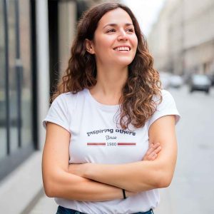 Logo Inspiring others since 1980<br>Camiseta de Pima y/o Jersey