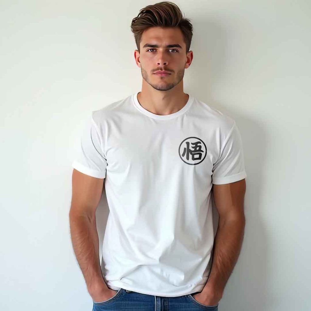 Logo kanji<br>Camiseta de Pima y/o Jersey