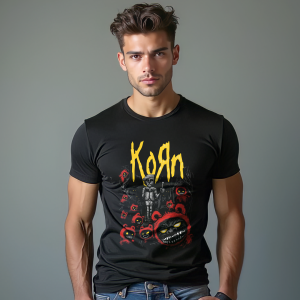 Logo Korn<br>Camiseta de Pima y/o Jersey