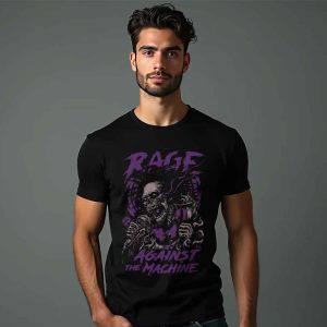 Logo Rage against the machine<br>Camiseta de Pima y/o Jersey