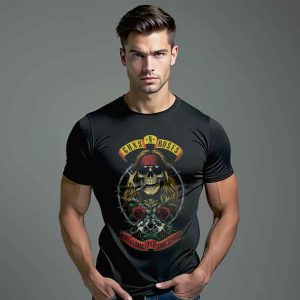 Logo Guns N' Roses<br>Camiseta de Pima y/o Jersey