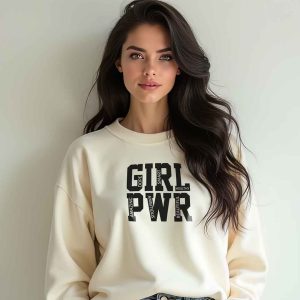 Logo Girl Pwr<br>Polera de algodón<br>premium