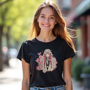 Logo Demon Slayer Mitsuri Kanroji<br>Camiseta de Pima y/o Jersey
