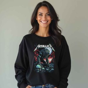 Logo Metallica<br>Polera de algodón<br>premium