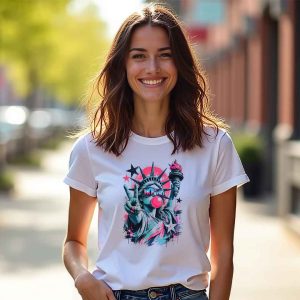Logo New York<br>Camiseta de Pima y/o Jersey